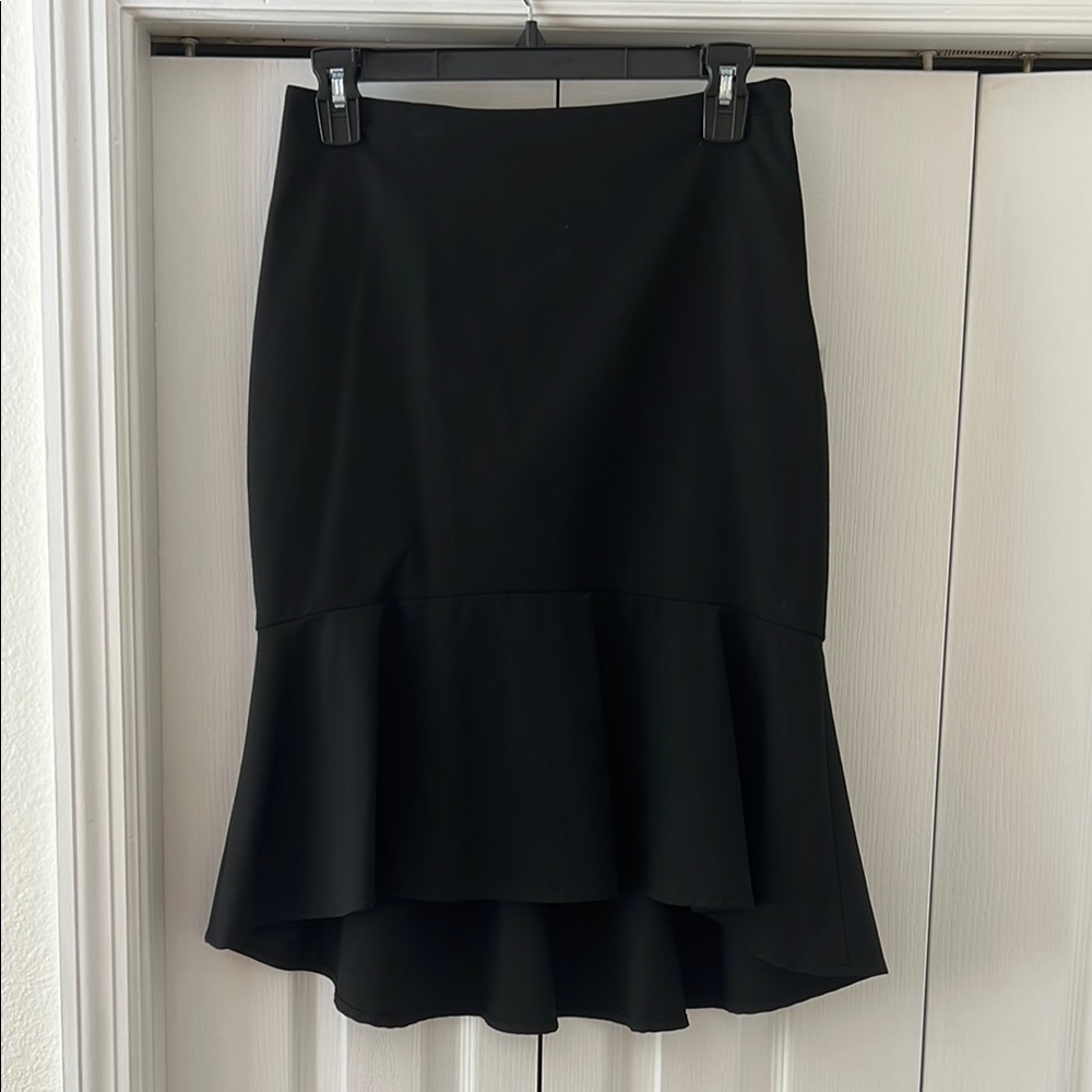 The Limited Black High-Low Skirt